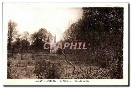 Ansichtskarte AK Paray le Monial Le Cenacle Vue du jardin