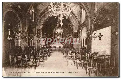 Cartes postales Paray Le Monial Interieur de la Chapelle de la Visitation