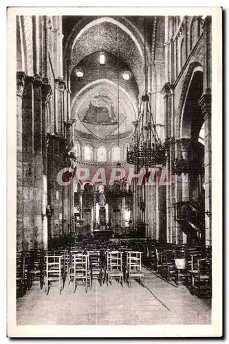 Cartes postales Paray le Monial Interieur de la Basilique du Sacre Coeur