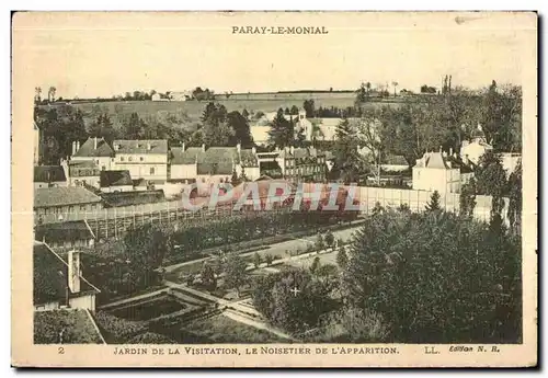 Cartes postales Paray Le Monial Jardin De La Visitation Le Noisetier De L Apparition