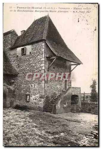 Cartes postales Paray le Monial (S -et-L ) Verosores Maison natale de la Bienheureuse Marguerile Marie Alacoque