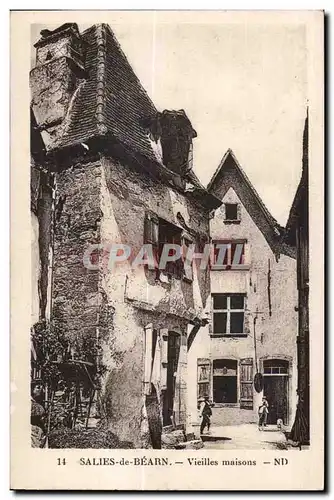 Cartes postales Salies de Bearn Vieilles maisons