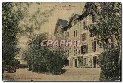 Cartes postales Salies de Bearn Hotel Beilevue