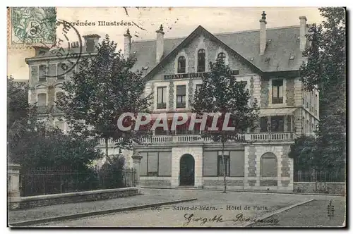 Cartes postales Salies de Bearn Hotel de Paris