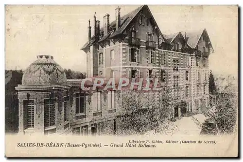 Cartes postales Salies De Bearn (Basses Pyrenees) Grand Hotel Bellevue