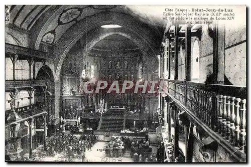 Cartes postales Saint Jean De Luz Eglise Saint Jan Baptiste