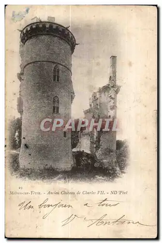 Ansichtskarte AK Mehun sur Yevre Ancien Chateau de Charles