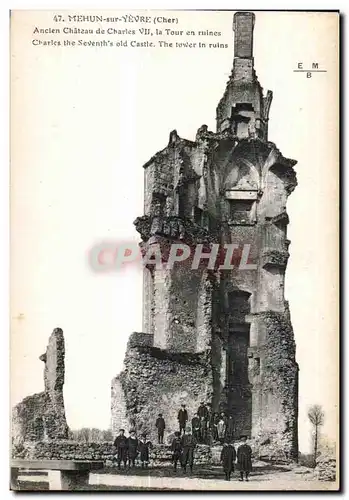 Cartes postales Mehun sur Yevre (Cher) Anclen Chateau de Charles Enfants