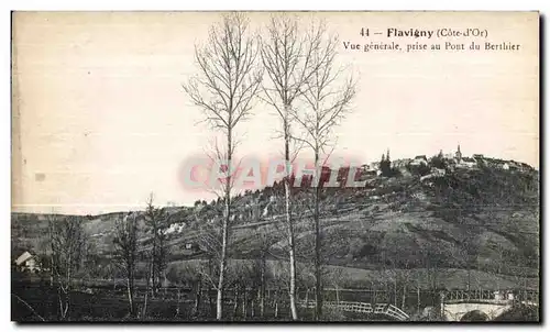 Ansichtskarte AK Flavigny (Cote d OR) Vue generale prise au Pont du Berthier