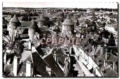 Ansichtskarte AK Semur en Auxois (Cote-d Or) Vue generale