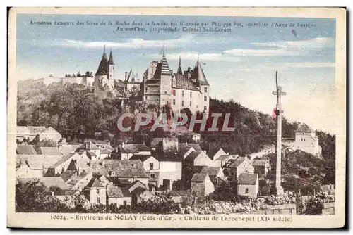 Ansichtskarte AK Environs de Nolay (Cote-d Or) Chateau de Larochepet (XI siecle)