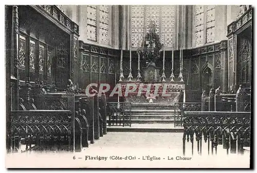 Cartes postales Flavigny (Cote-d Or) L Eglise Le Choeur