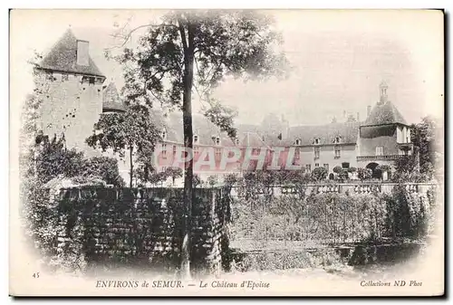 Cartes postales Environs de Semur Le Chateau d Epoisse