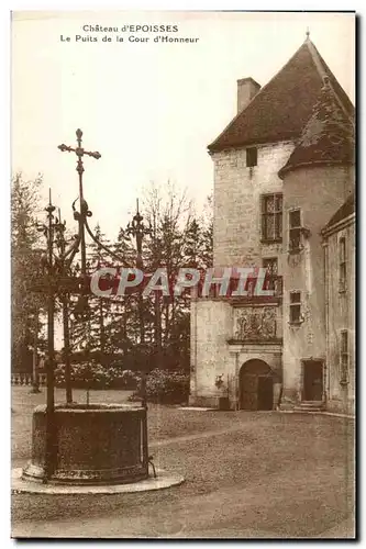 Ansichtskarte AK Chateau d Epoisses Le Puits de la Cour d Honneur