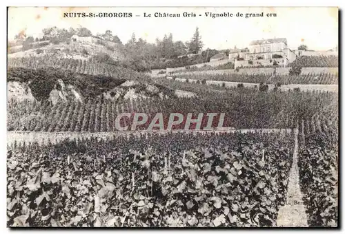 Cartes postales Nuits St Georges Le Chateau Gris Vignoble de grand cru