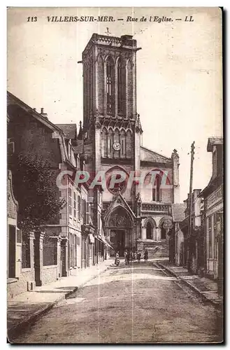 Cartes postales Villers Sur Mer Rue de I Eglise