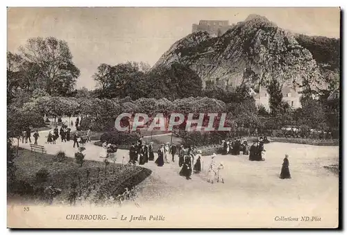 Cartes postales Cherbourg Le Jardin Public