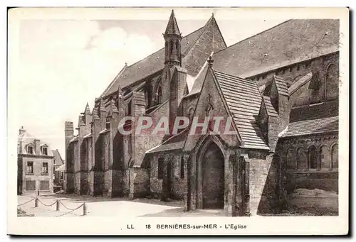 Cartes postales Bernieres sur Mer L Eglise