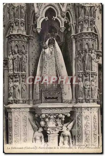 Ansichtskarte AK La Delivrande (Calvados) Notre Dame la Delivrande la Vierge Miraculeuse