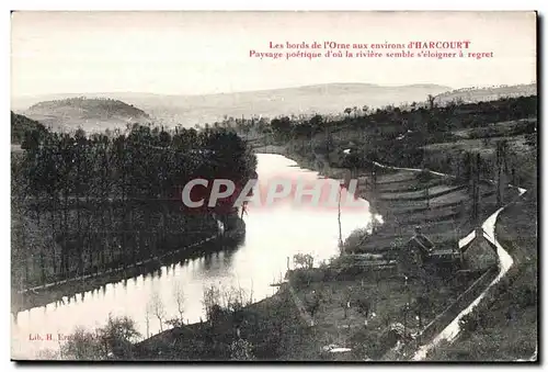 Ansichtskarte AK Les bords De l orne aux environs d Harcourt