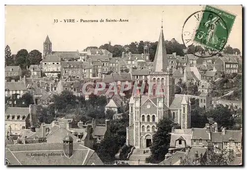 Cartes postales Vire Panorama de Sainte Anne