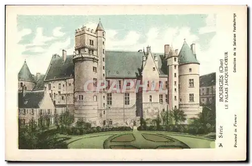 Cartes postales Bourges (Cher) Le Palais jacques Coeur