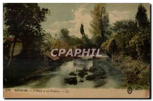 Cartes postales Bourges L Yevre et ses Prairies LL