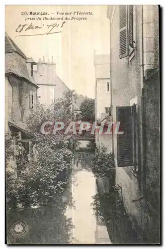 Cartes postales Bourges Vue sur I Yevrette prise du Boulevard du Progres