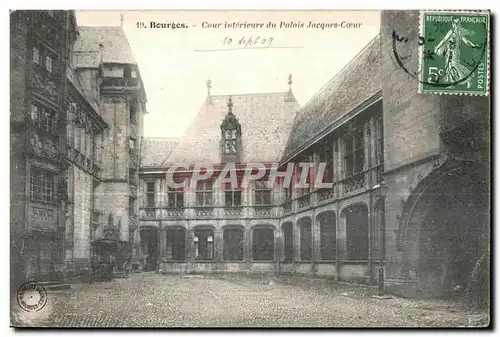 Cartes postales Bourges Cour interieure du Palais Jacques Coeur