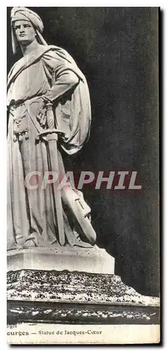 Cartes postales Bourges Statue de Jacques Coeur