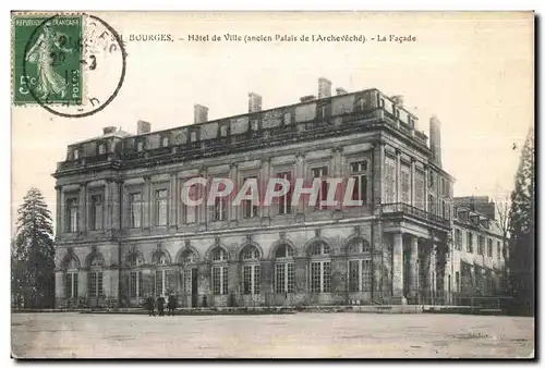 Ansichtskarte AK Bourges Hotel de Ville (ancien Patais de i Archeveche) La Facade