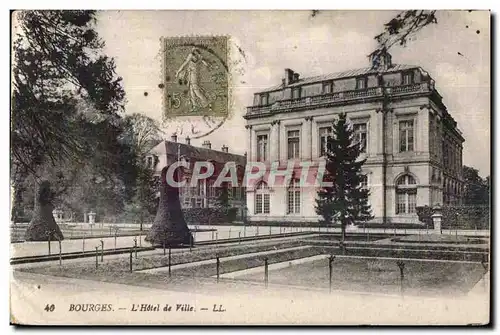 Cartes postales Bouges L hotel de ville