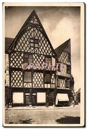 Ansichtskarte AK Bourges (Cher) vieilles maisons du XVIe siecle