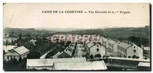 Ansichtskarte AK Camp de la courtine vue generale de la bridge Militaria