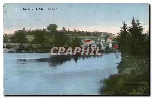 Cartes postales La courtine Le lac