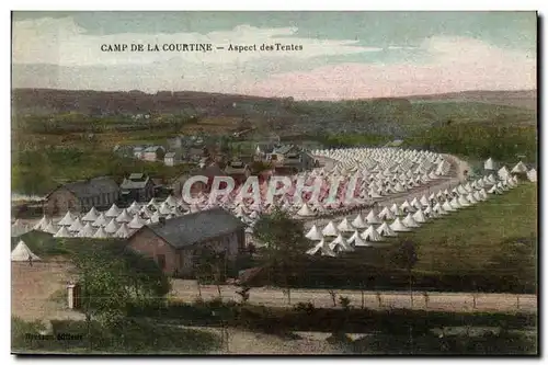 Cartes postales Camp de la coutine aspect des tentes