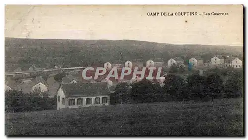 Cartes postales Camp de la courtine les casernes Militaria