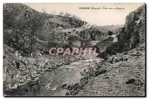 Ansichtskarte AK Crozant (Creuse) Pont sur La Sedelle