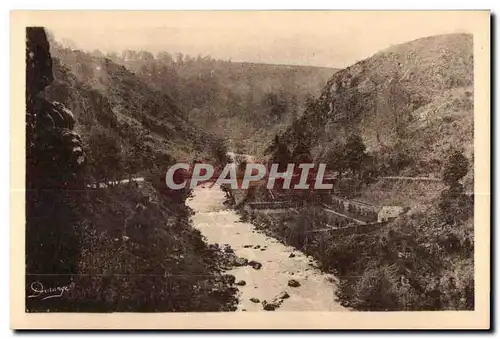 Ansichtskarte AK Crozant (Creuse) Le Pont sur la Sedelle