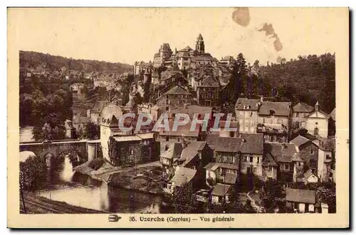 Cartes postales (Uzerche) Correze Vue generale