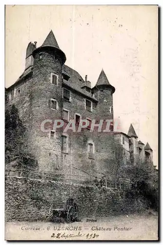 Ansichtskarte AK Correze Uzerche Chateau Pontier