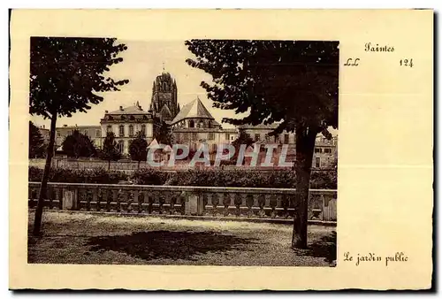 Cartes postales Saintes Le jardin public