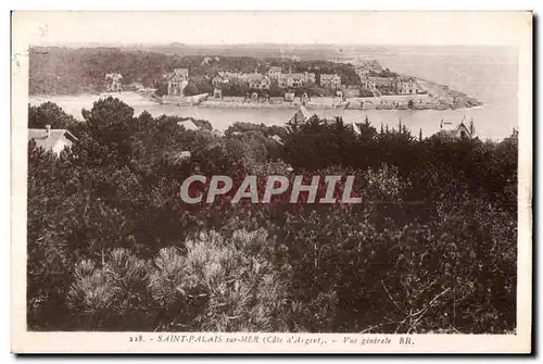 Cartes postales Saint palais sur mer (cute d argent vue generale