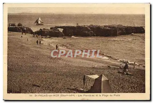 Ansichtskarte AK St Palais sur Mer Les Pierrieres et la Plage du Platin