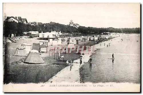 Cartes postales Saint Georges De Dinonne La Plage LL