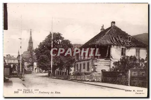 Thann - Faubourg du Rhin - Cartes postales