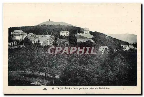 Trois Epis - Vue Generale prise du Belvedere - Cartes postales