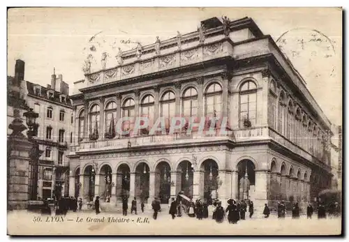 Cartes postales Lyon Le grand Theatre