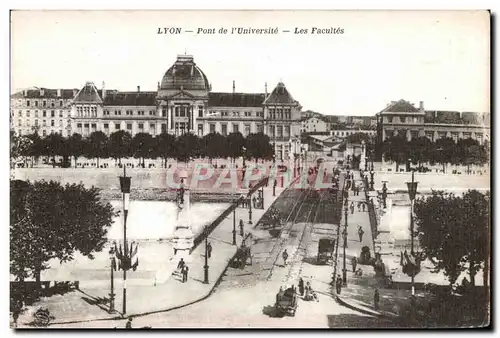 Ansichtskarte AK Lyon Pont de I Universite Les Facultes