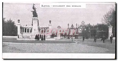 Cartes postales Lyon Monument des Mobiles